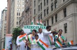 Anna Hazare and Sarath Kumar at Americas largest India Day parade
