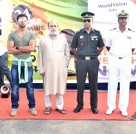 Arun Vijay at the 24hour Famine Run