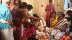 Chiranjeevi Sarja And Actress Meghana Raj Engagement