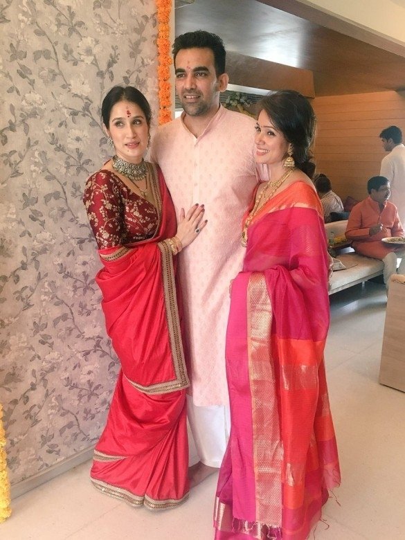 Cricketer Zaheer Khan and Actress Sagarika Ghatge Wedding