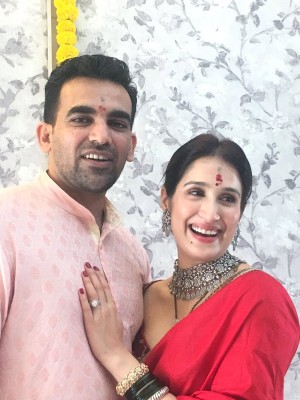 Cricketer Zaheer Khan and Actress Sagarika Ghatge Wedding