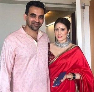 Cricketer Zaheer Khan and Actress Sagarika Ghatge Wedding