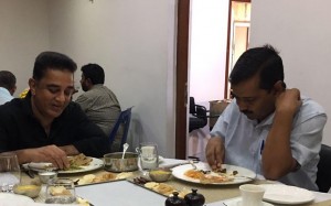 Delhi CM Arvind Kejriwal Meets Kamal Haasan