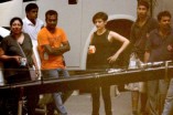 Dhanush and Akshara Haasan in the sets of Balki's untitled movie
