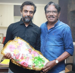 Director Bharathiraja Felicitated Thiru Murugan Gandhi