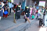 Volunteers of Dr. MGR University, Maduravoyal in Swachch Bharath 2014 Campaign