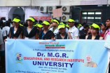 Volunteers of Dr. MGR University, Maduravoyal in Swachch Bharath 2014 Campaign