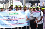 Volunteers of Dr. MGR University, Maduravoyal in Swachch Bharath 2014 Campaign