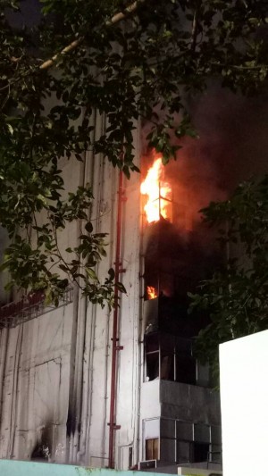 Fire accident at Chennai Silks