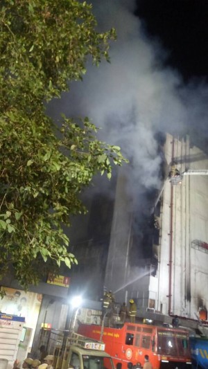 Fire accident at Chennai Silks