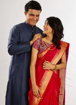Ganguly's First Photoshoot Ever With His Daughter Sana Ganguly