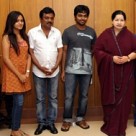 GV Prakash and Family meet CM Jayalalitha