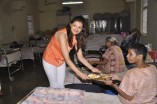 Kajal celebrates her birthday at an Old Age Home