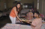 Kajal celebrates her birthday at an Old Age Home