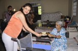 Kajal celebrates her birthday at an Old Age Home