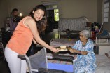 Kajal celebrates her birthday at an Old Age Home
