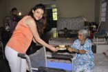 Kajal celebrates her birthday at an Old Age Home