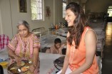 Kajal celebrates her birthday at an Old Age Home
