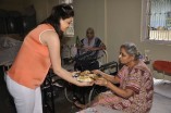 Kajal celebrates her birthday at an Old Age Home