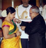 Padma Awardees with the President of India