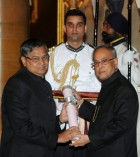 Padma Awardees with the President of India