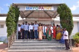 Karthi visits Mayopathy Institute