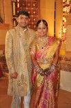 Keerthi With Rakesh Wedding Reception