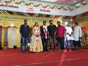 Metro Director Anandha Krishnan marriage reception stills