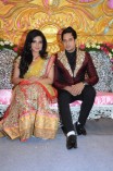 Mr and Mrs Bharath at Their Wedding Reception