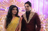 Mr and Mrs Bharath at Their Wedding Reception