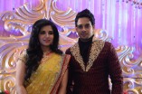 Mr and Mrs Bharath at Their Wedding Reception