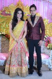 Mr and Mrs Bharath at Their Wedding Reception