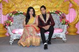 Mr and Mrs Bharath at Their Wedding Reception