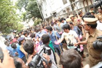 Nadigar Sangam Cleans Chennai