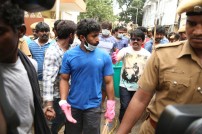 Nadigar Sangam Cleans Chennai