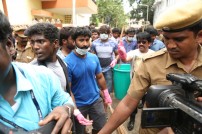 Nadigar Sangam Cleans Chennai