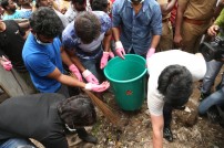 Nadigar Sangam Cleans Chennai