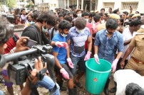 Nadigar Sangam Cleans Chennai