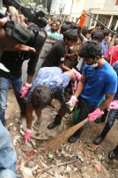 Nadigar Sangam Cleans Chennai