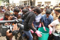 Nadigar Sangam Cleans Chennai