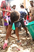 Nadigar Sangam Cleans Chennai