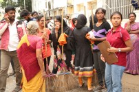 Nadigar Sangam Cleans Chennai
