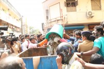 Nadigar Sangam Cleans Chennai