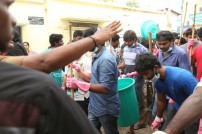Nadigar Sangam Cleans Chennai