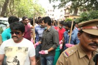 Nadigar Sangam Cleans Chennai