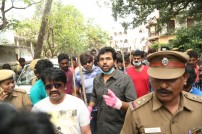 Nadigar Sangam Cleans Chennai