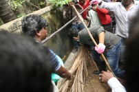 Nadigar Sangam Cleans Chennai