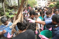 Nadigar Sangam Cleans Chennai
