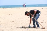 Papparapaam Team began their movie by Cleaning the City