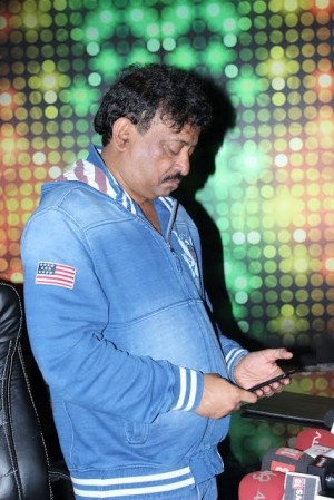  PC With Ram Gopal Varma For Launch Of Web Series Guns & Thighs 